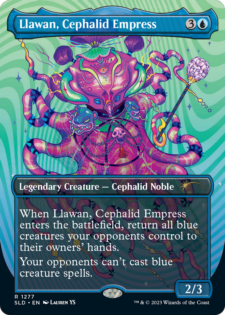 Llawan, Cephalid Empress (Borderless) [Secret Lair Drop Series] | PLUS EV GAMES 