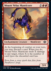 Mount Velus Manticore [Modern Horizons 2] | PLUS EV GAMES 