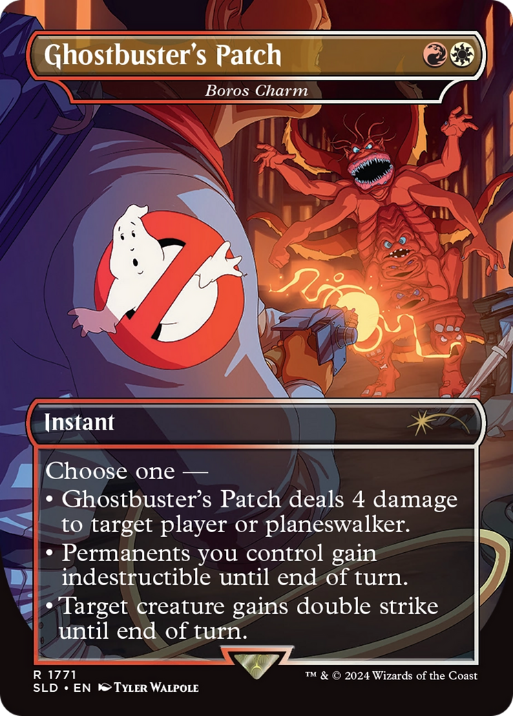 Ghostbuster's Patch - Boros Charm [Secret Lair Drop Series] | PLUS EV GAMES 