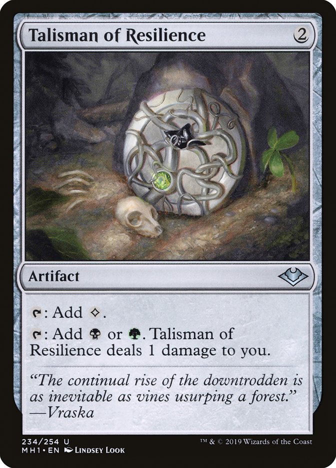 Talisman of Resilience [Modern Horizons] | PLUS EV GAMES 