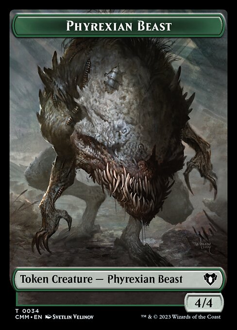 Eldrazi Scion // Phyrexian Beast Double-Sided Token [Commander Masters Tokens] | PLUS EV GAMES 