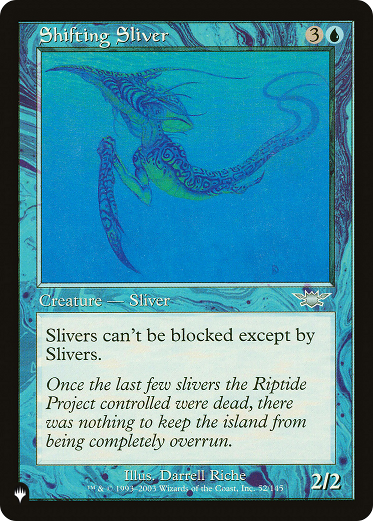 Shifting Sliver [The List Reprints] | PLUS EV GAMES 