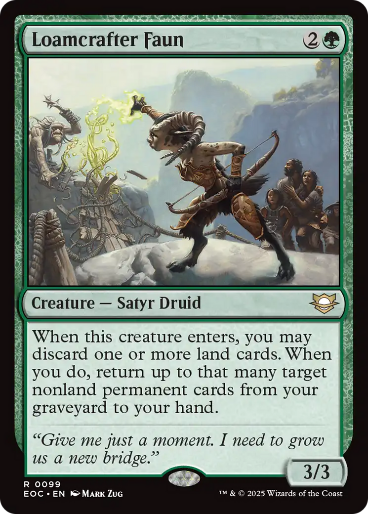 Loamcrafter Faun [Edge of Eternities Commander] | PLUS EV GAMES 