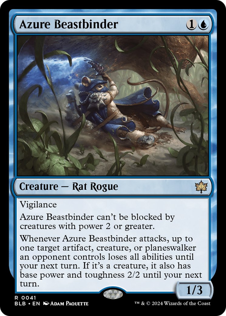 Azure Beastbinder [Bloomburrow] | PLUS EV GAMES 