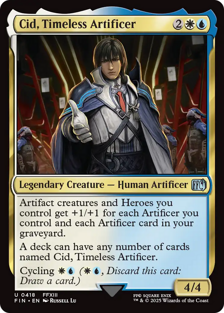 Cid, Timeless Artificer (0418) [FINAL FANTASY] | PLUS EV GAMES 