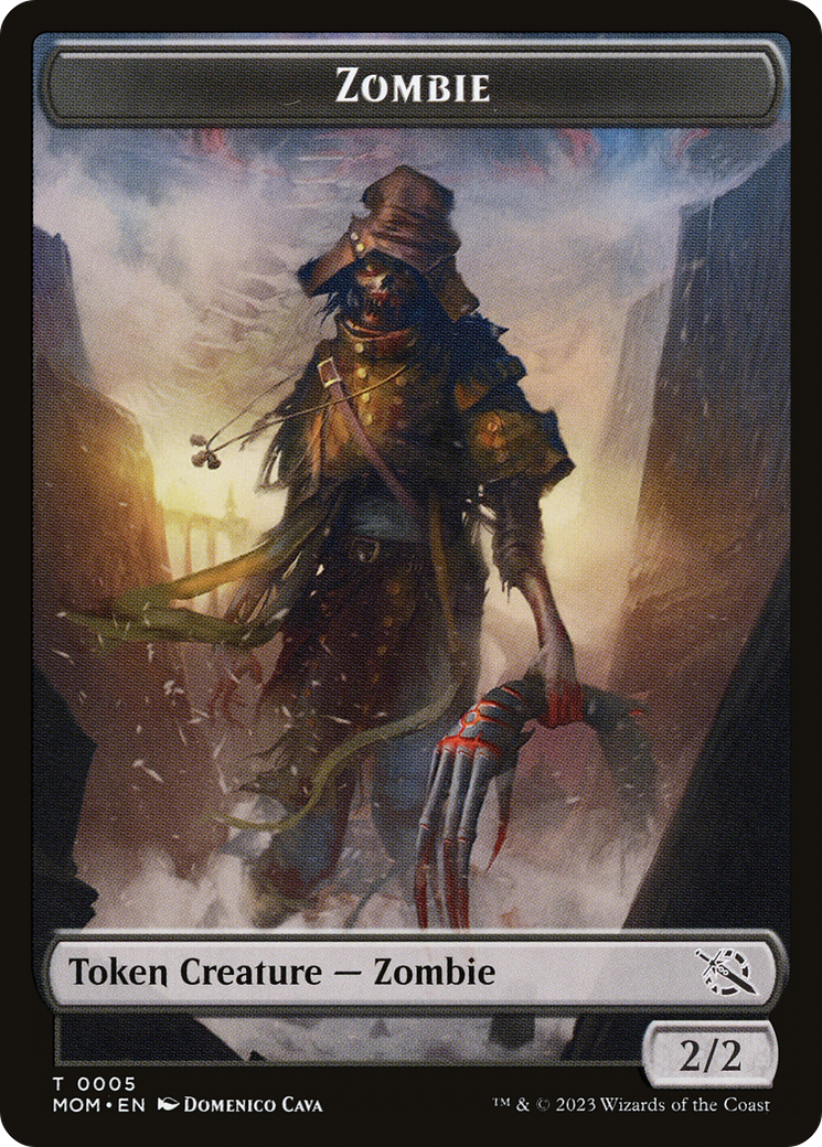 Treasure (21) // Zombie Double-Sided Token [March of the Machine Tokens] | PLUS EV GAMES 