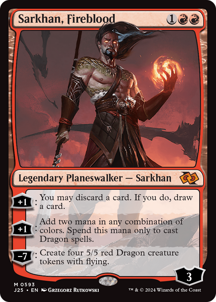 Sarkhan, Fireblood [Foundations Jumpstart] | PLUS EV GAMES 