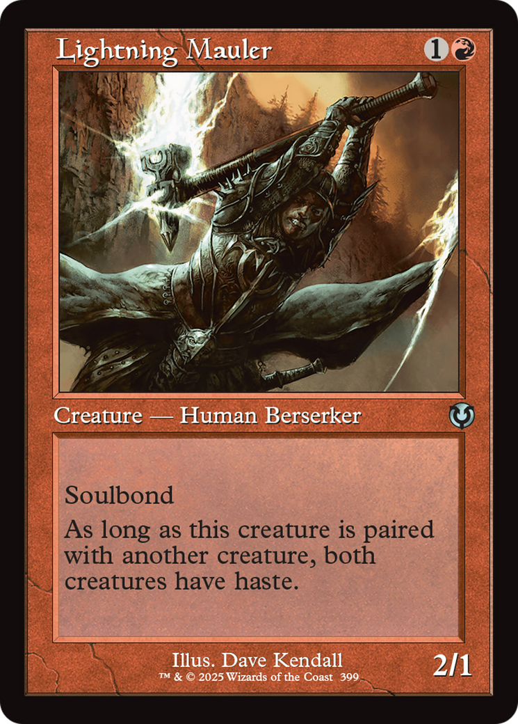 Lightning Mauler (Retro Frame) [Innistrad Remastered] | PLUS EV GAMES 