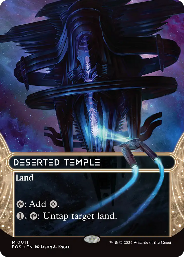 Deserted Temple (0011) (Borderless) [Edge of Eternities: Stellar Sights] | PLUS EV GAMES 
