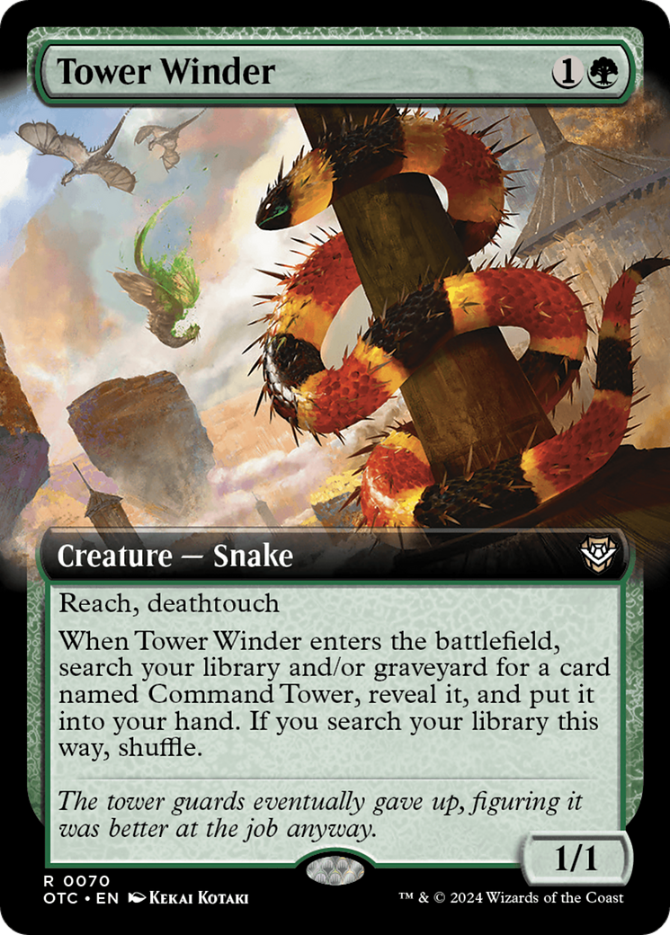 Tower Winder (Extended Art) [Outlaws of Thunder Junction Commander] | PLUS EV GAMES 