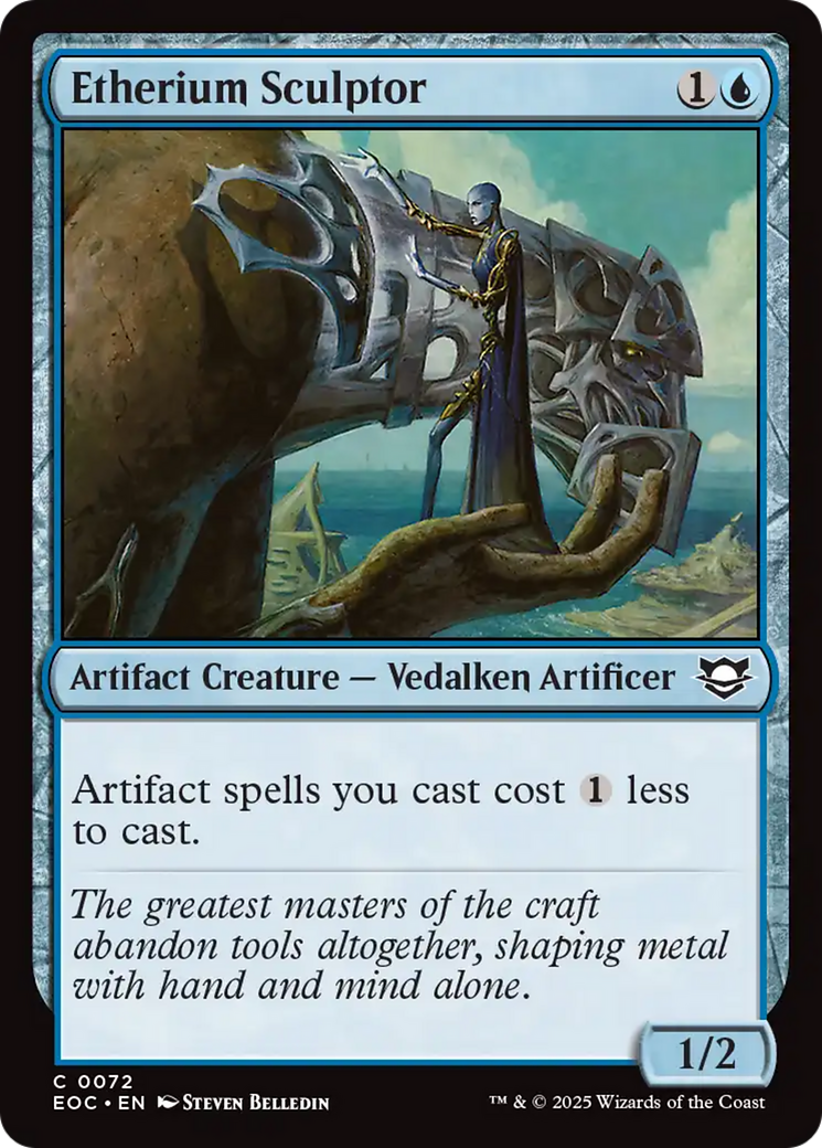 Etherium Sculptor [Edge of Eternities Commander] | PLUS EV GAMES 