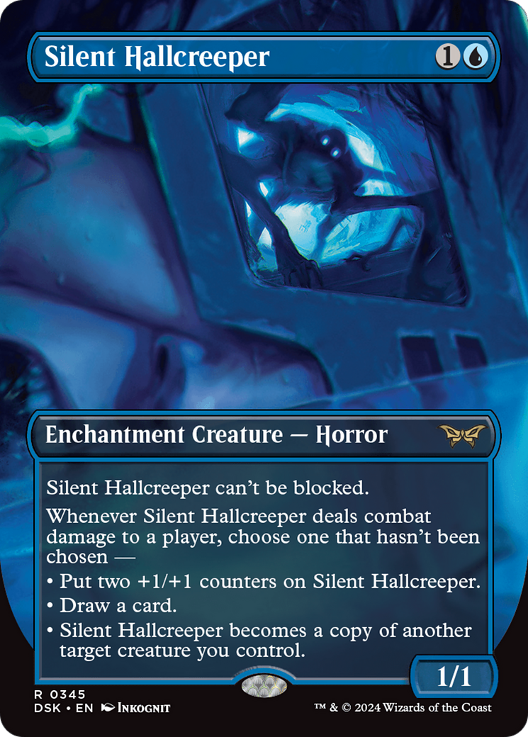 Silent Hallcreeper (Borderless) [Duskmourn: House of Horror] | PLUS EV GAMES 