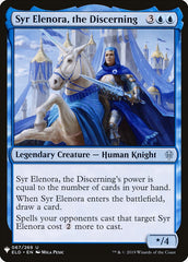 Syr Elenora, the Discerning [Mystery Booster] | PLUS EV GAMES 