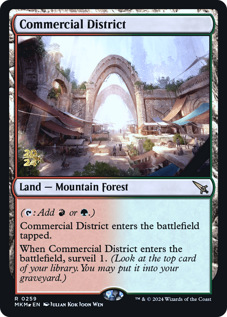 Commercial District [Murders at Karlov Manor Prerelease Promos] | PLUS EV GAMES 