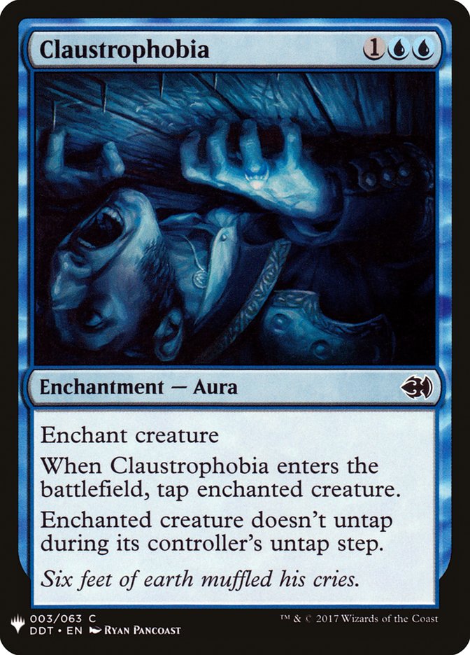 Claustrophobia [Mystery Booster] | PLUS EV GAMES 