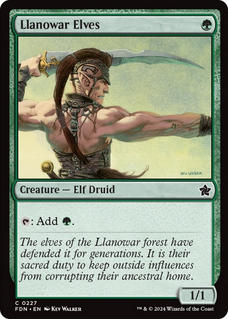 Llanowar Elves [Foundations] | PLUS EV GAMES 