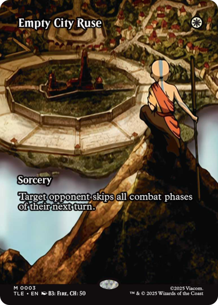 Empty City Ruse (Borderless) [Avatar: The Last Airbender: Eternal-Legal] | PLUS EV GAMES 