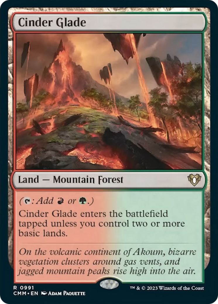 Cinder Glade [Commander Masters] | PLUS EV GAMES 