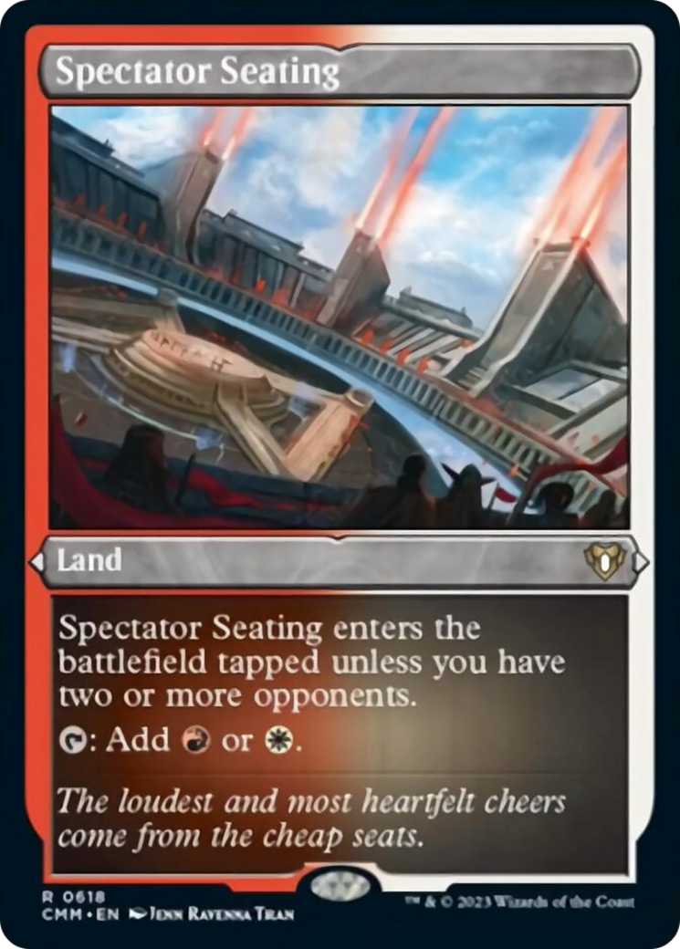 Spectator Seating (Foil Etched) [Commander Masters] | PLUS EV GAMES 