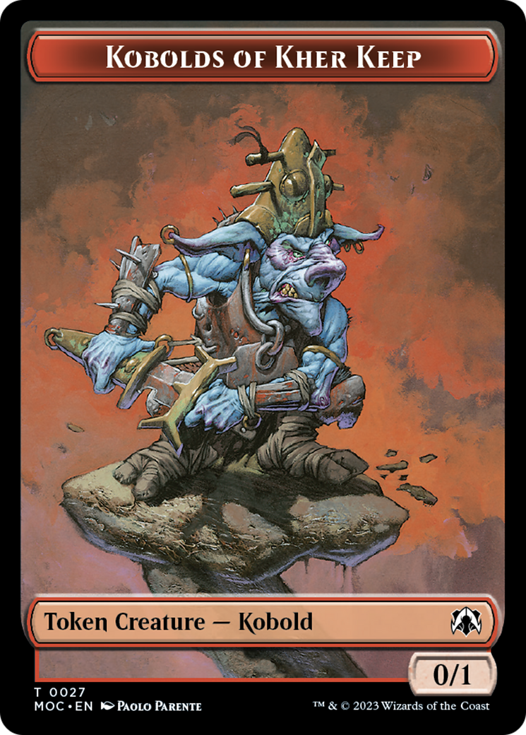Bird // Kobolds of Kher Keep Double-Sided Token [March of the Machine Commander Tokens] | PLUS EV GAMES 