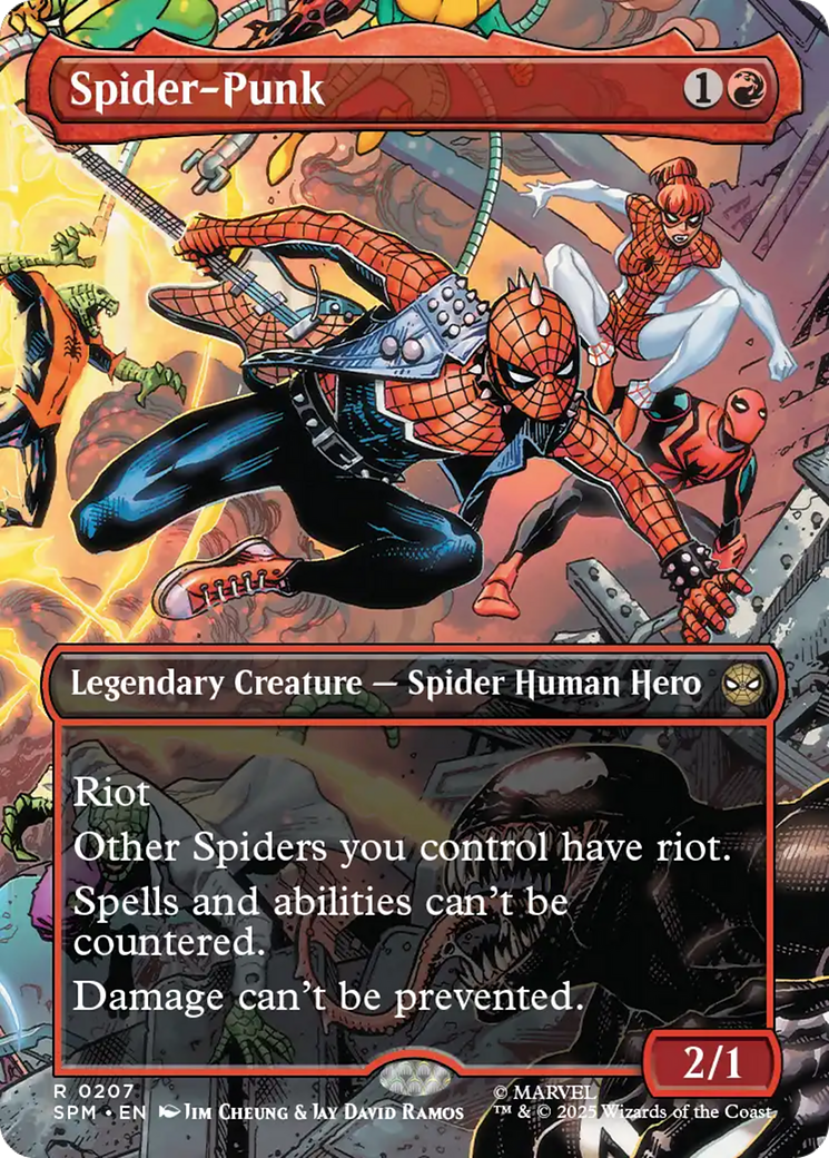 Spider-Punk (0207) (Borderless) [Marvel's Spider-Man] | PLUS EV GAMES 