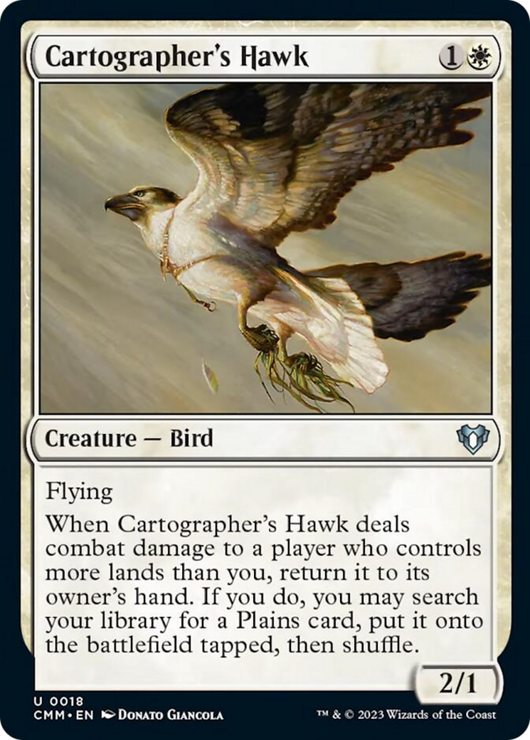 Cartographer's Hawk [Commander Masters] | PLUS EV GAMES 