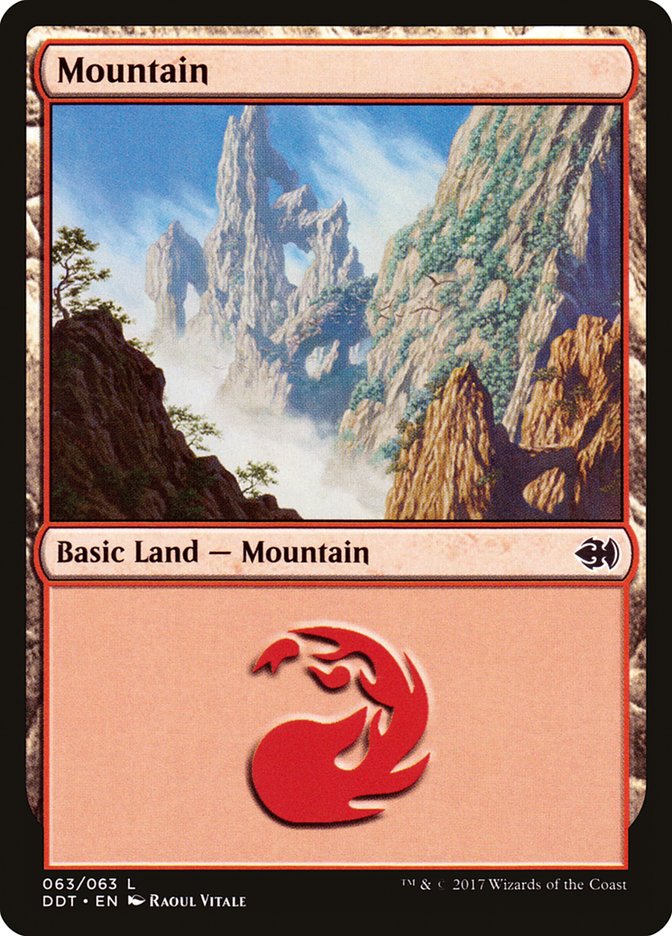 Mountain (63) [Duel Decks: Merfolk vs. Goblins] | PLUS EV GAMES 