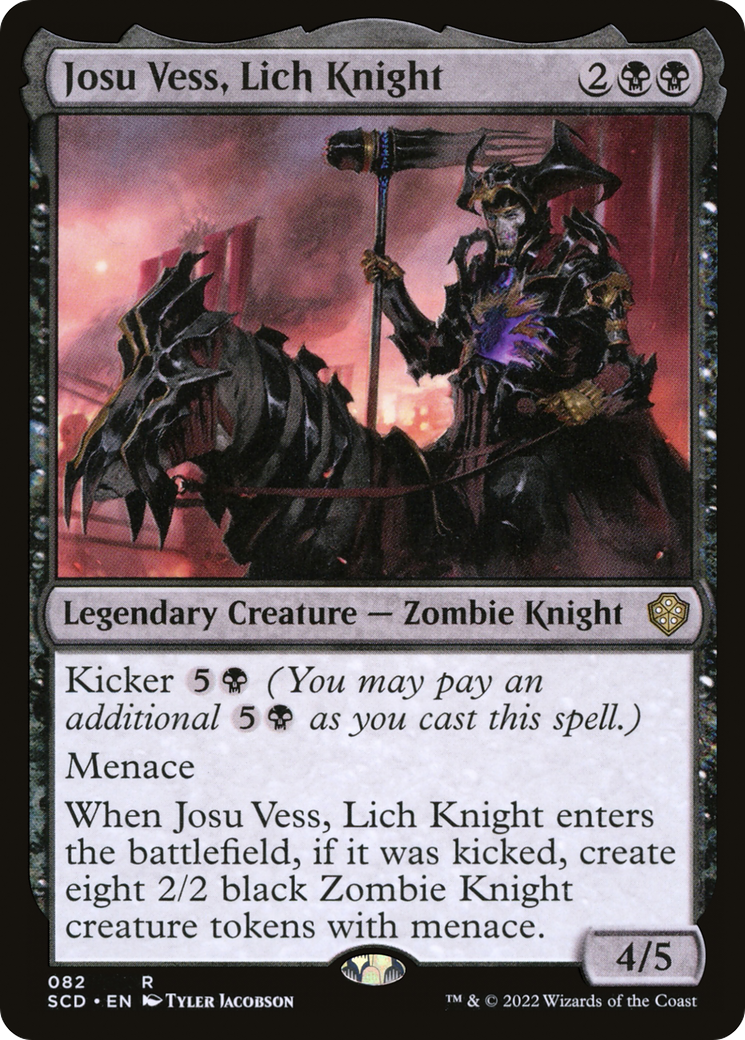 Josu Vess, Lich Knight [Starter Commander Decks] | PLUS EV GAMES 