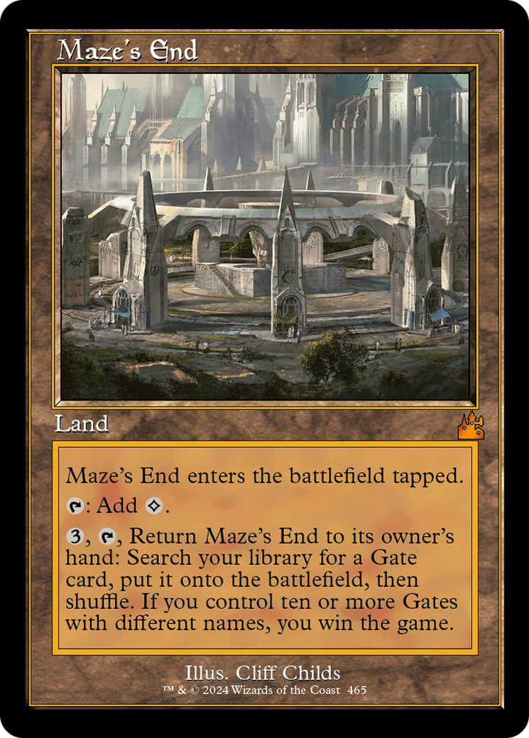 Maze's End (Retro Frame) [Ravnica Remastered] | PLUS EV GAMES 