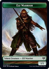 Elf Warrior // Koma's Coil Double-sided Token [Kaldheim Tokens] | PLUS EV GAMES 