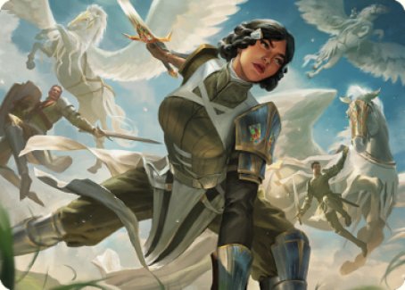 Resolute Reinforcements Art [Dominaria United Art Series] | PLUS EV GAMES 