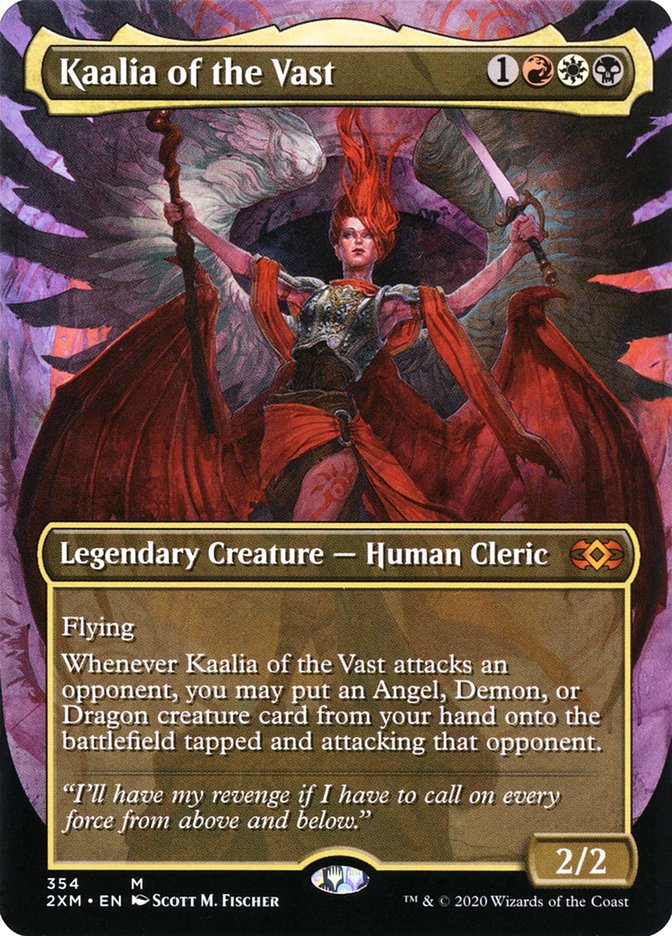 Kaalia of the Vast (Toppers) [Double Masters Extended Art] | PLUS EV GAMES 