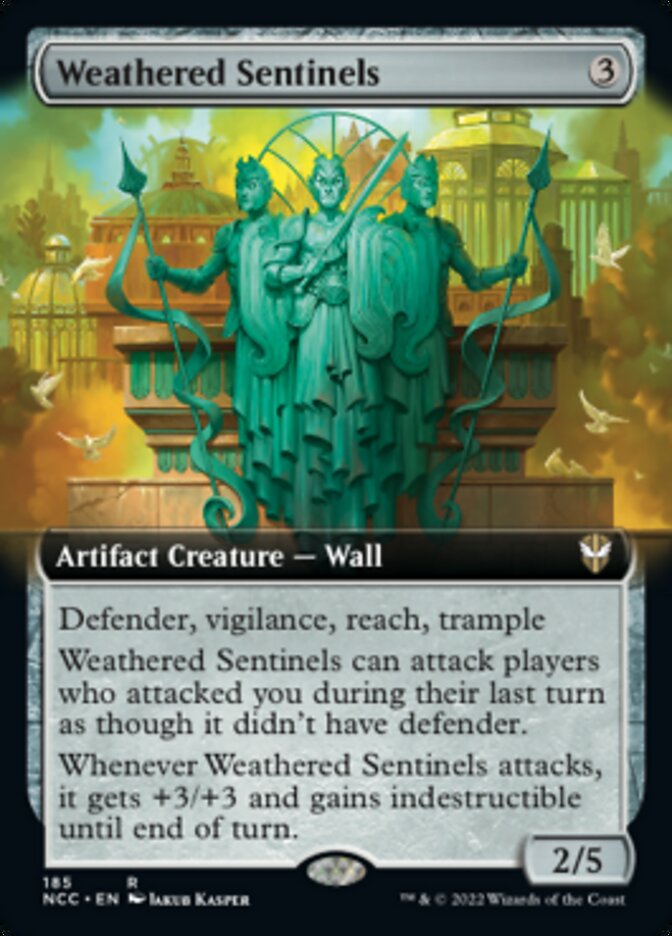 Weathered Sentinels (Extended Art) [Streets of New Capenna Commander] | PLUS EV GAMES 