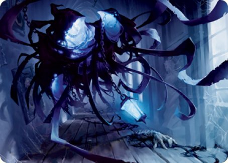 Spectral Adversary Art Card [Innistrad: Midnight Hunt Art Series] | PLUS EV GAMES 