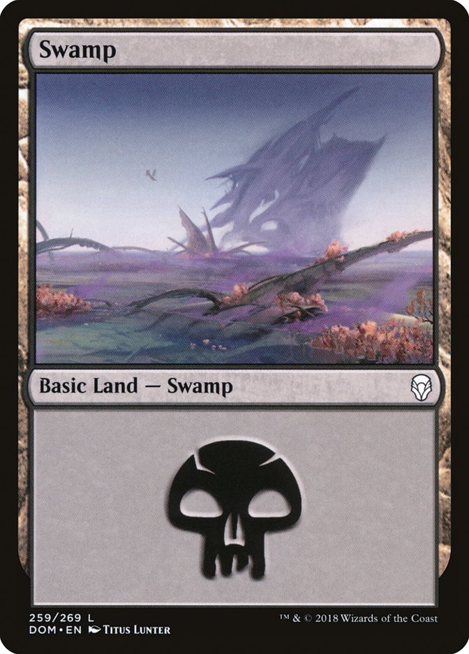 Swamp (259) [Dominaria] | PLUS EV GAMES 