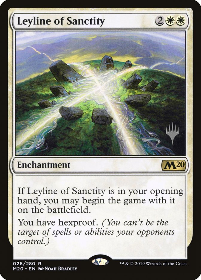 Leyline of Sanctity (Promo Pack) [Core Set 2020 Promos] | PLUS EV GAMES 