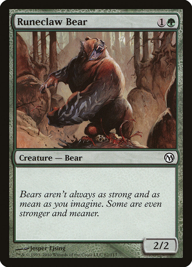 Runeclaw Bear [Duels of the Planeswalkers] | PLUS EV GAMES 