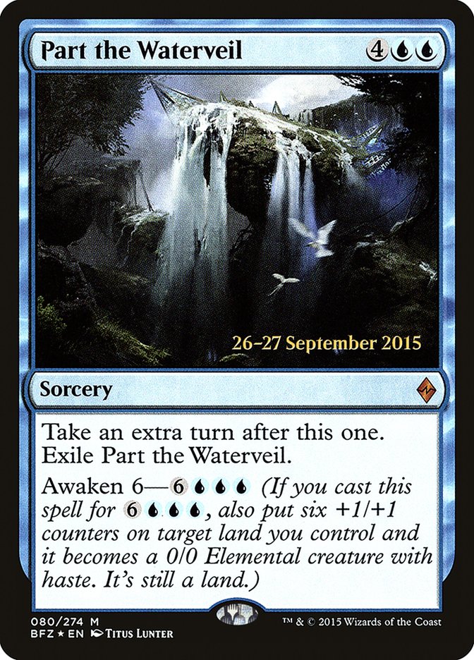 Part the Waterveil  [Battle for Zendikar Prerelease Promos] | PLUS EV GAMES 