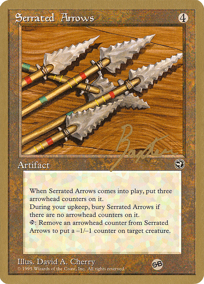 Serrated Arrows (George Baxter) (SB) [Pro Tour Collector Set] | PLUS EV GAMES 