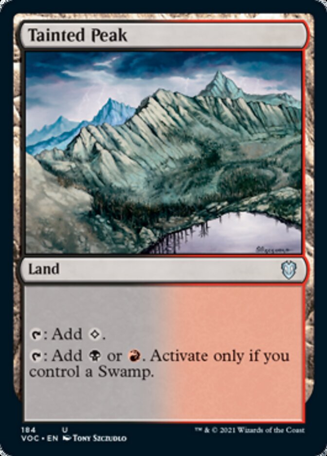 Tainted Peak [Innistrad: Crimson Vow Commander] | PLUS EV GAMES 