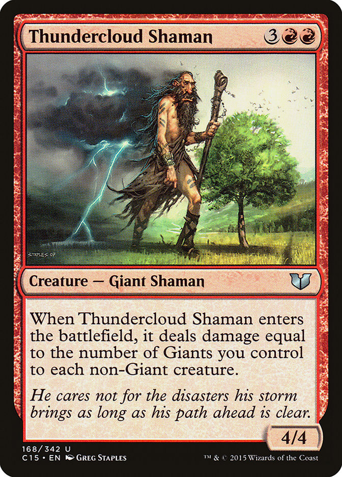 Thundercloud Shaman [Commander 2015] | PLUS EV GAMES 