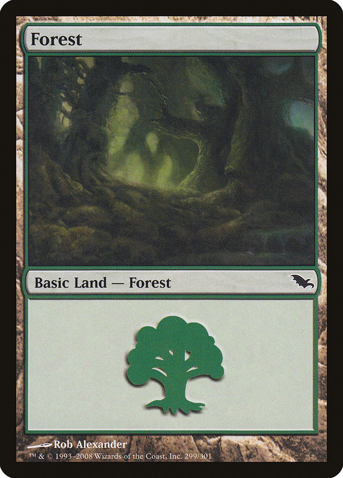 Forest (299) [Shadowmoor] | PLUS EV GAMES 