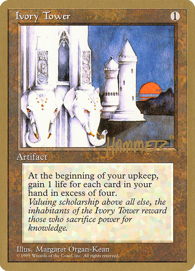 Ivory Tower (Shawn "Hammer" Regnier) [Pro Tour Collector Set] | PLUS EV GAMES 