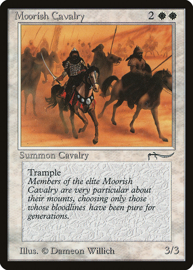 Moorish Cavalry (Light Mana Cost) [Arabian Nights] | PLUS EV GAMES 