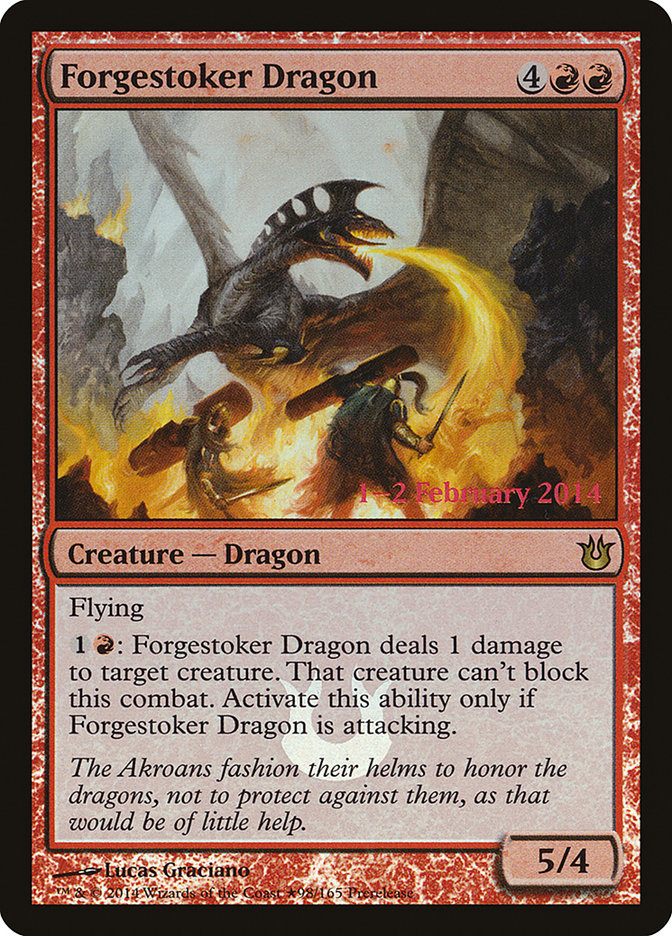 Forgestoker Dragon  [Born of the Gods Prerelease Promos] | PLUS EV GAMES 