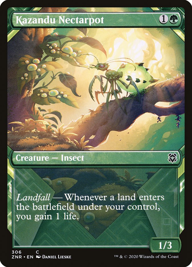 Kazandu Nectarpot (Showcase) [Zendikar Rising Extended Art] | PLUS EV GAMES 