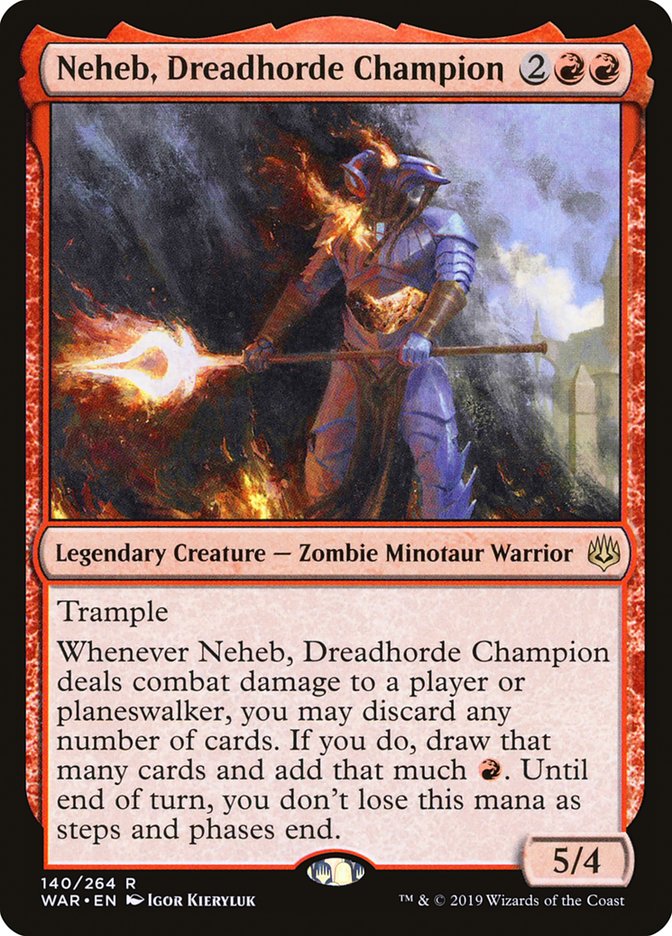 Neheb, Dreadhorde Champion [War of the Spark] | PLUS EV GAMES 