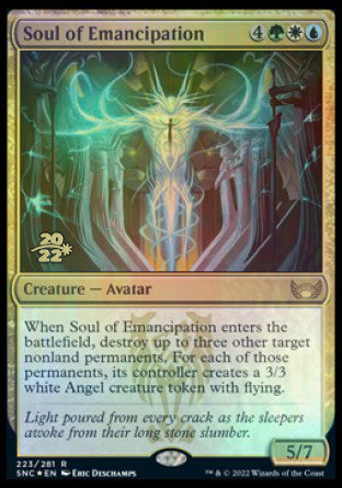 Soul of Emancipation [Streets of New Capenna Prerelease Promos] | PLUS EV GAMES 