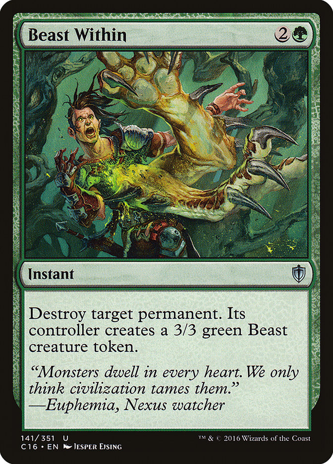 Beast Within [Commander 2016] | PLUS EV GAMES 