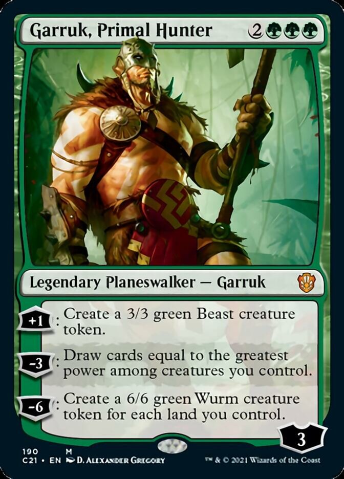 Garruk, Primal Hunter [Commander 2021] | PLUS EV GAMES 
